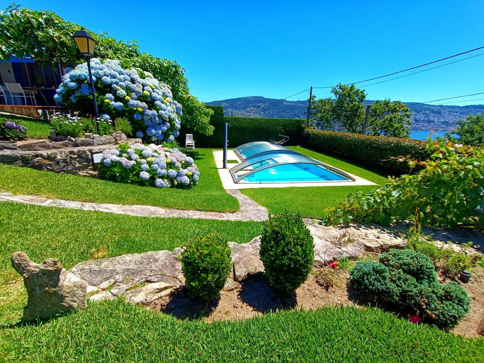 Villa Remanso Azul Moaña Exterior foto